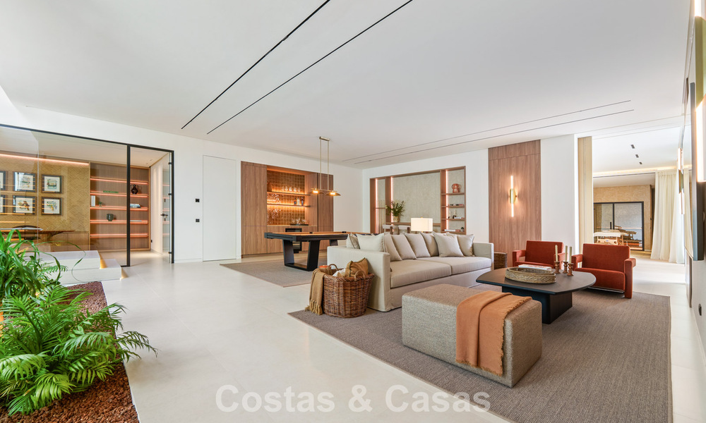 Villa de lujo de vanguardia en venta en una tranquila zona residencial de la Milla de Oro de Marbella 787238