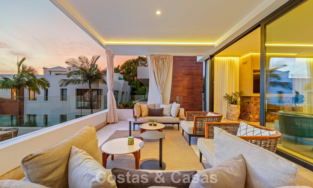 Lujoso apartamento con vistas al mar en venta en un complejo privilegiado de Sierra Blanca, en la Milla de Oro de Marbella 787549