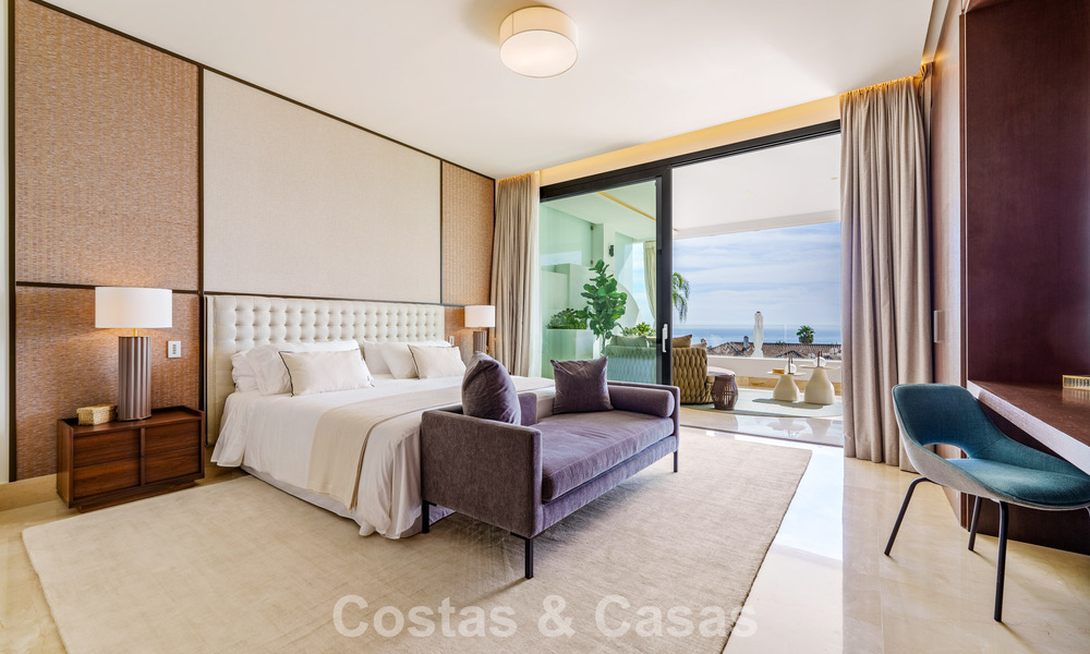 Lujoso apartamento con vistas al mar en venta en un complejo privilegiado de Sierra Blanca, en la Milla de Oro de Marbella 787566