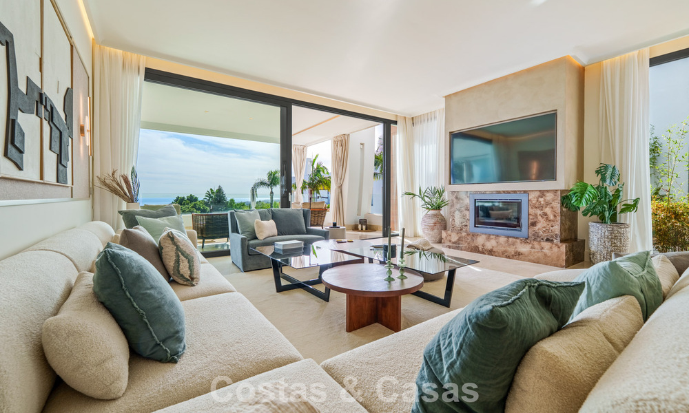 Lujoso apartamento con vistas al mar en venta en un complejo privilegiado de Sierra Blanca, en la Milla de Oro de Marbella 787584