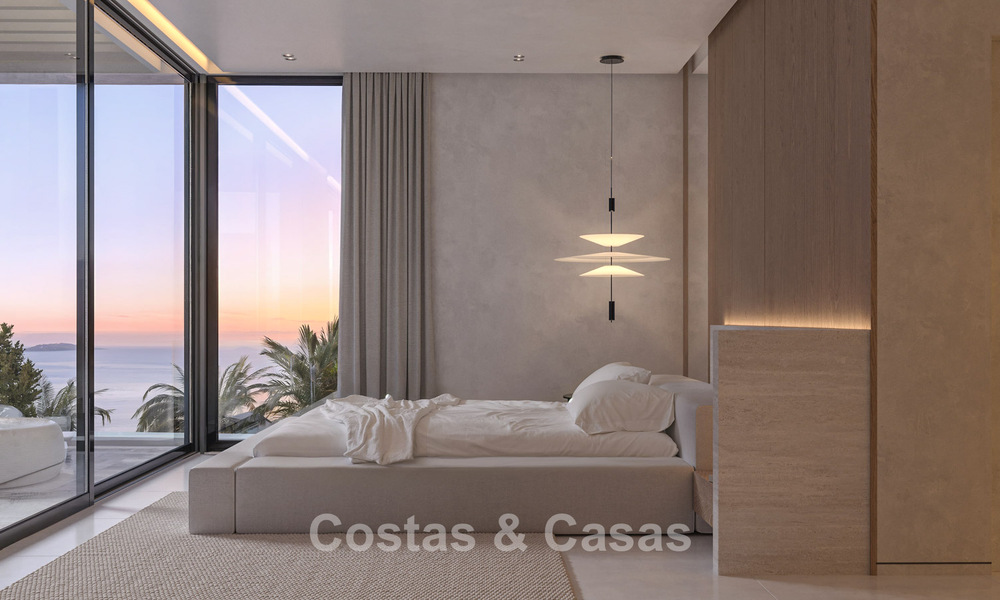Exclusivas villas de diseño sobre plano con arquitectura vanguardista en venta a 200 m de la playa en Mijas Costa 787479