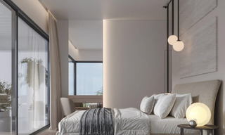 Exclusivas villas de diseño sobre plano con arquitectura vanguardista en venta a 200 m de la playa en Mijas Costa 787480 