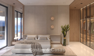 Exclusivas villas de diseño sobre plano con arquitectura vanguardista en venta a 200 m de la playa en Mijas Costa 787483 