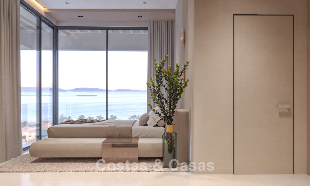 Exclusivas villas de diseño sobre plano con arquitectura vanguardista en venta a 200 m de la playa en Mijas Costa 787484