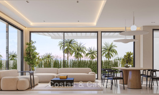 Exclusivas villas de diseño sobre plano con arquitectura vanguardista en venta a 200 m de la playa en Mijas Costa 787496 