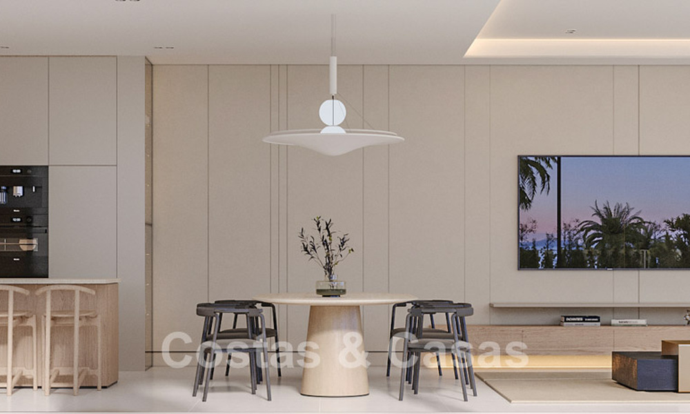Exclusivas villas de diseño sobre plano con arquitectura vanguardista en venta a 200 m de la playa en Mijas Costa 787497