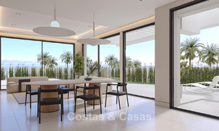 Exclusivas villas de diseño sobre plano con arquitectura vanguardista en venta a 200 m de la playa en Mijas Costa 787499 