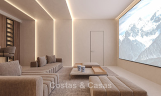 Exclusivas villas de diseño sobre plano con arquitectura vanguardista en venta a 200 m de la playa en Mijas Costa 787500 