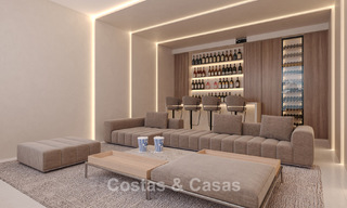 Exclusivas villas de diseño sobre plano con arquitectura vanguardista en venta a 200 m de la playa en Mijas Costa 787501 