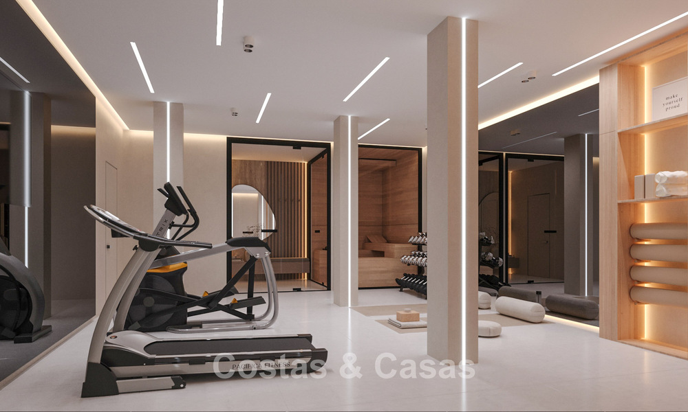 Exclusivas villas de diseño sobre plano con arquitectura vanguardista en venta a 200 m de la playa en Mijas Costa 787502