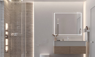 Exclusivas villas de diseño sobre plano con arquitectura vanguardista en venta a 200 m de la playa en Mijas Costa 787507 