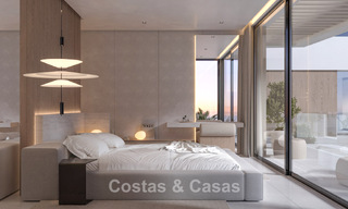 Exclusivas villas de diseño sobre plano con arquitectura vanguardista en venta a 200 m de la playa en Mijas Costa 787509 