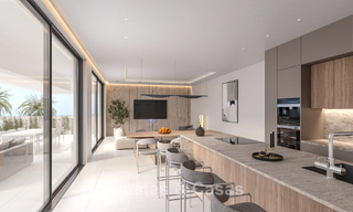 Exclusivas villas de diseño sobre plano con arquitectura vanguardista en venta a 200 m de la playa en Mijas Costa 787515 