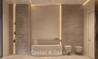Exclusivas villas de diseño sobre plano con arquitectura vanguardista en venta a 200 m de la playa en Mijas Costa 787518 