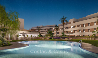 Lanzamiento. Apartamentos de obra nueva de estilo contemporáneo en venta, rodeados de campos de golf en Mijas, Costa del Sol 787800 