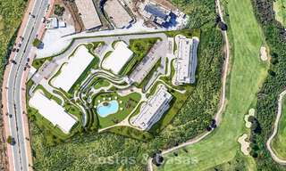 Lanzamiento. Apartamentos de obra nueva de estilo contemporáneo en venta, rodeados de campos de golf en Mijas, Costa del Sol 787801 