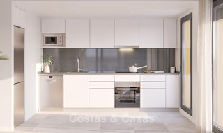 Lanzamiento. Apartamentos de obra nueva de estilo contemporáneo en venta, rodeados de campos de golf en Mijas, Costa del Sol 787805 