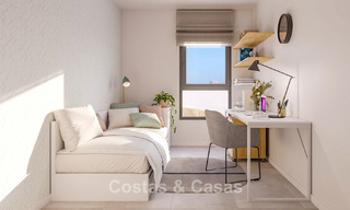 Lanzamiento. Apartamentos de obra nueva de estilo contemporáneo en venta, rodeados de campos de golf en Mijas, Costa del Sol 787806 