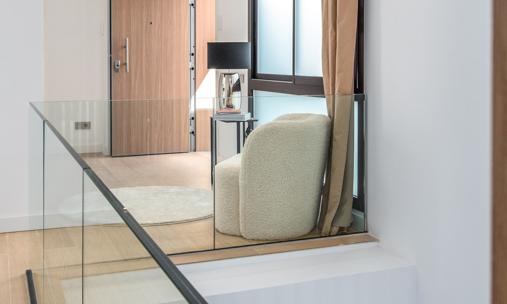 Moderna casa adosada en venta en un complejo de golf al este del centro de Marbella 787960