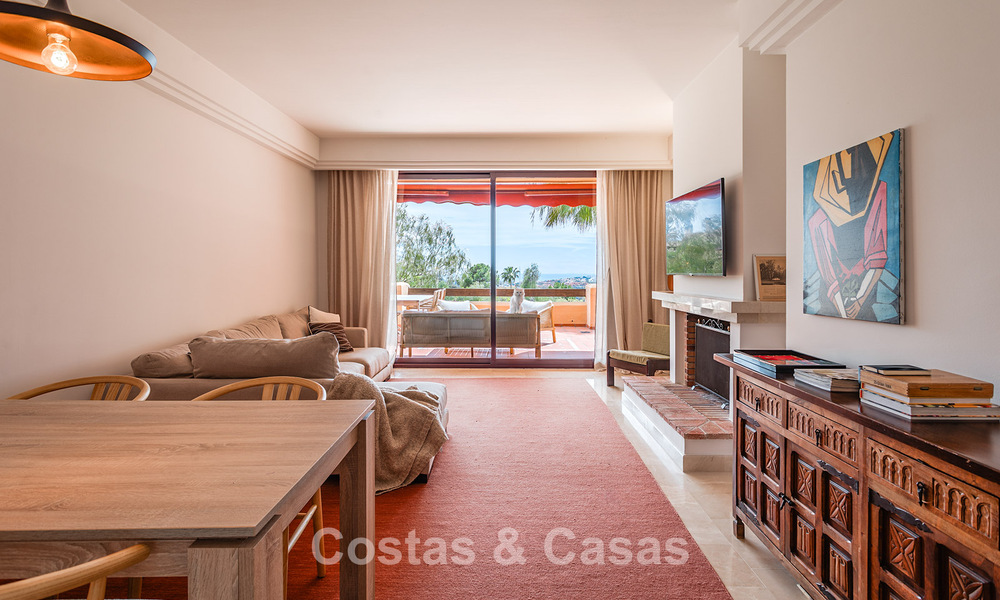 Apartamento amplio, listo para entrar a vivir con vistas al mar en venta en Benahavís - Marbella 787879