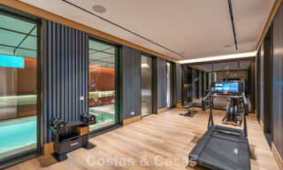 Villa de lujo modernista con vistas al mar en venta en la Milla de Oro de Marbella 788163 