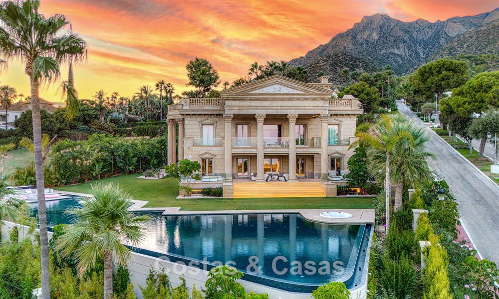 Magnífico palacio neoclásico en venta en la prestigiosa urbanización cerrada de Sierra Blanca, Marbella 788198