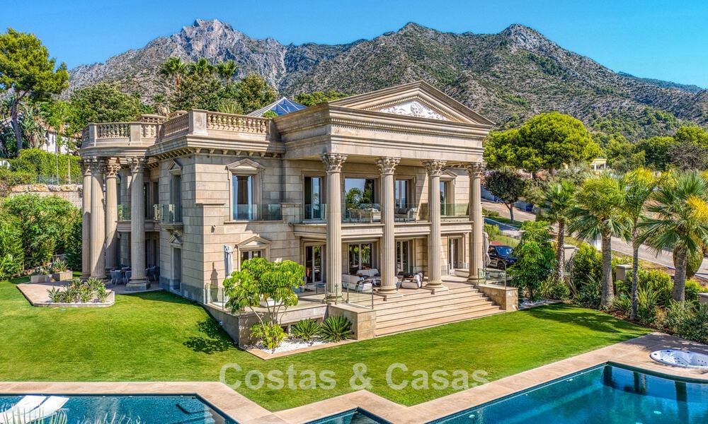 Magnífico palacio neoclásico en venta en la prestigiosa urbanización cerrada de Sierra Blanca, Marbella 788212