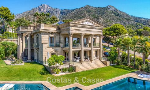 Magnífico palacio neoclásico en venta en la prestigiosa urbanización cerrada de Sierra Blanca, Marbella 788212