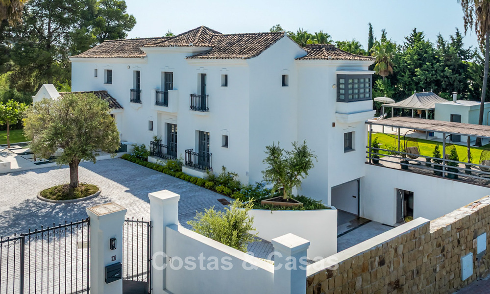 Impresionante villa de lujo con arquitectura andaluza atemporal en venta en la Nueva Milla de Oro, entre Marbella y Estepona 788323
