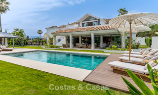 Impresionante villa de lujo con arquitectura andaluza atemporal en venta en la Nueva Milla de Oro, entre Marbella y Estepona 788361 