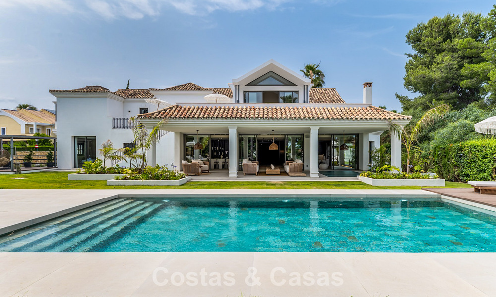 Impresionante villa de lujo con arquitectura andaluza atemporal en venta en la Nueva Milla de Oro, entre Marbella y Estepona 788362