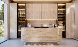 Sofisticada villa de una sola planta, de nueva construcción, en venta en una popular zona de golf de Nueva Andalucía, Marbella 788684 