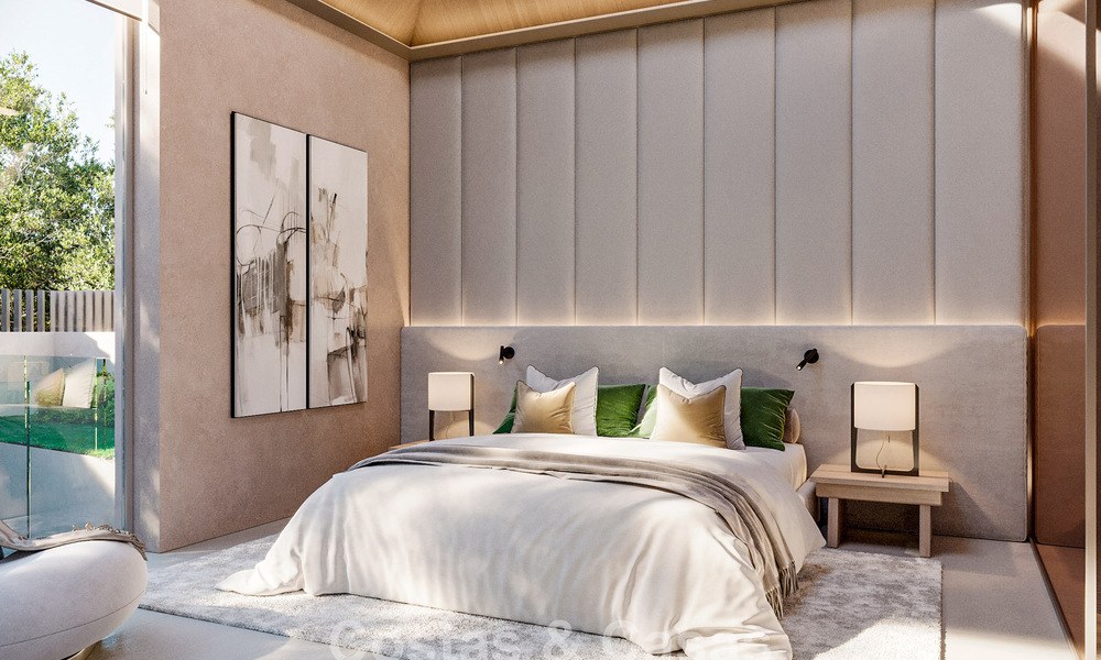 Sofisticada villa de una sola planta, de nueva construcción, en venta en una popular zona de golf de Nueva Andalucía, Marbella 788695