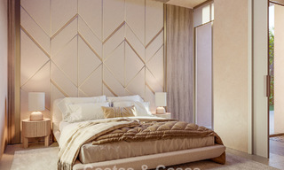 Sofisticada villa de una sola planta, de nueva construcción, en venta en una popular zona de golf de Nueva Andalucía, Marbella 788697 