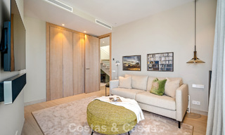 Casa con vistas panorámicas al mar en venta en un prestigioso complejo residencial cerrado en Nueva Andalucía, Marbella 788615 