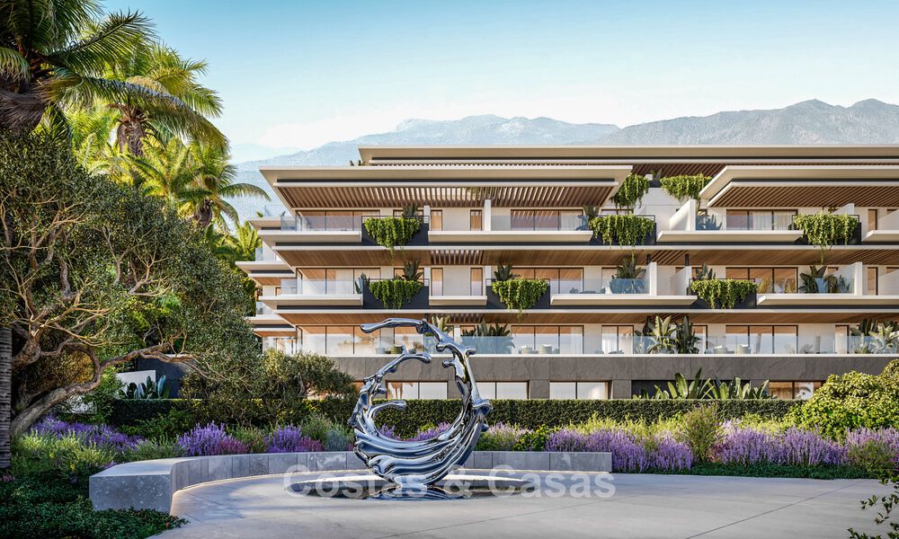 Apartamentos de obra nueva con diseño innovador en venta en las colinas de Mijas, Costa del Sol 788812