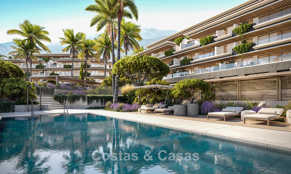 Apartamentos de obra nueva con diseño innovador en venta en las colinas de Mijas, Costa del Sol 788813