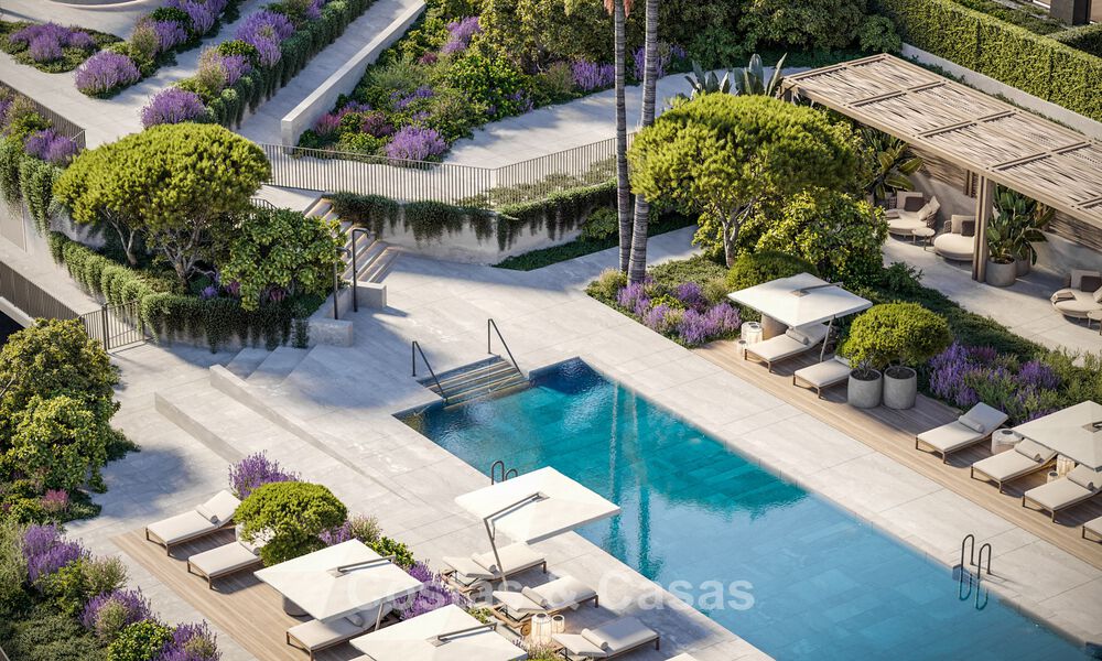 Apartamentos de obra nueva con diseño innovador en venta en las colinas de Mijas, Costa del Sol 788814