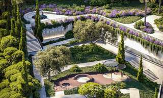 Apartamentos de obra nueva con diseño innovador en venta en las colinas de Mijas, Costa del Sol 788816 
