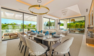 Villa de lujo contemporánea, lista para entrar a vivir, en venta a pocos pasos de la playa y del centro de San Pedro - Marbella 788836 