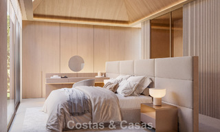 Elegante villa de una sola planta, de nueva construcción, en venta en una zona privilegiada de golf de Nueva Andalucía, Marbella 789179 