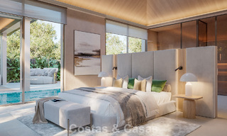 Elegante villa de una sola planta, de nueva construcción, en venta en una zona privilegiada de golf de Nueva Andalucía, Marbella 789180 
