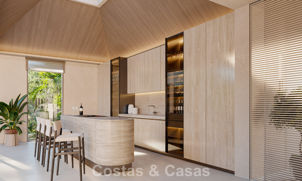 Elegante villa de una sola planta, de nueva construcción, en venta en una zona privilegiada de golf de Nueva Andalucía, Marbella 789181