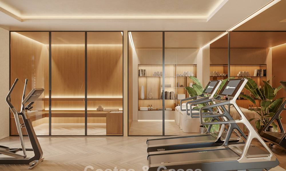 Elegante villa de una sola planta, de nueva construcción, en venta en una zona privilegiada de golf de Nueva Andalucía, Marbella 789183