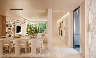 Elegante villa de una sola planta, de nueva construcción, en venta en una zona privilegiada de golf de Nueva Andalucía, Marbella 789193 
