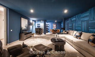 Villa de lujo lista para entrar a vivir, con arquitectura minimalista, en venta en la New Golden Mile entre Marbella y Estepona 789698 