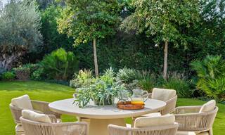 Villa de lujo lista para entrar a vivir, con arquitectura minimalista, en venta en la New Golden Mile entre Marbella y Estepona 789702 