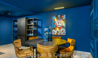Villa de lujo lista para entrar a vivir, con arquitectura minimalista, en venta en la New Golden Mile entre Marbella y Estepona 789703 