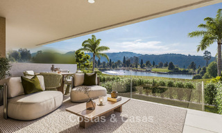Apartamentos contemporáneos de obra nueva en venta junto al campo de golf en Mijas, Costa del Sol 791143 