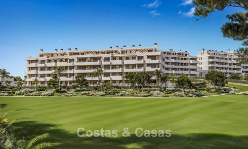 Apartamentos contemporáneos de obra nueva en venta junto al campo de golf en Mijas, Costa del Sol 791144